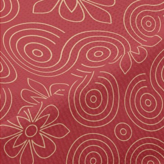 Gold Line Decoration Piqué