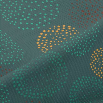 Hand Drawn Polka Dot Pattern Piqué