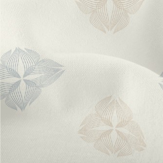 Elegant Flower Pattern Lightweight Performance Linen