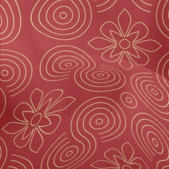 Gold Line Decoration Lightweight Performance Linen