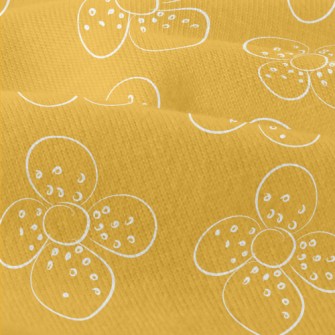 Doodle Flowers Modern Jersey