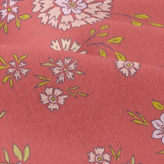 Hand Painted Delicate Flowers Modern Jersey