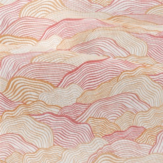 Orange Wave Pattern Modern Jersey