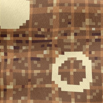 Geometric Polka Dot Pattern Jersey Backed Fleece