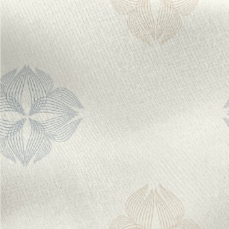 Elegant Flower Pattern Jersey Backed Fleece