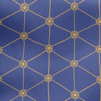 Golden Octagonal Pattern Jersey Backed Fleece