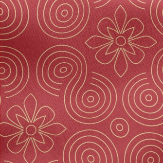 Gold Line Decoration Jersey Backed Fleece