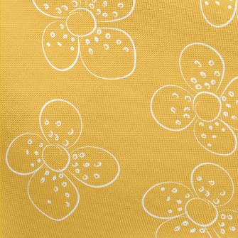 Doodle Flowers Pongee