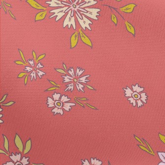 Hand Painted Delicate Flowers Pongee