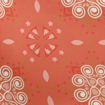 Ethnic Floral Pattern Pongee