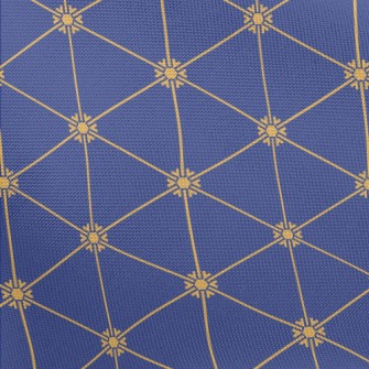 Golden Octagonal Pattern Pongee