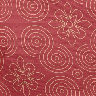 Gold Line Decoration Pongee