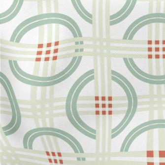 Lines And Circles Lightweight Cotton Poplin