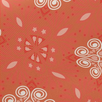 Ethnic Floral Pattern Midweight Cotton Poplin