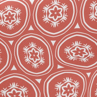 Cartoon Circular Doodle Midweight Cotton Poplin