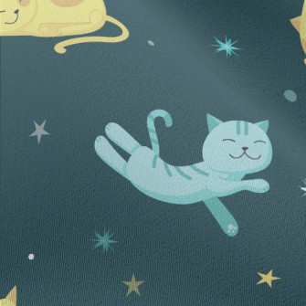 Cat Sleeping Time Chiffon