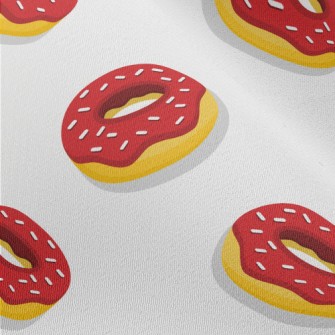 Red Frosted Donut Chiffon