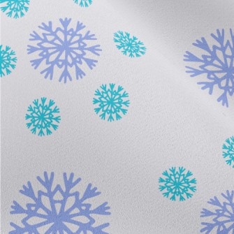 Two-color Beautiful Snowflakes Chiffon