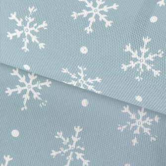 Broken White Snowflakes Waterproof Oxford