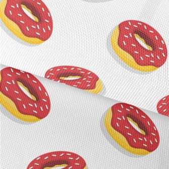 Red Frosted Donut Waterproof Oxford