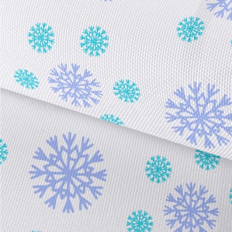 Two-color Beautiful Snowflakes Waterproof Oxford
