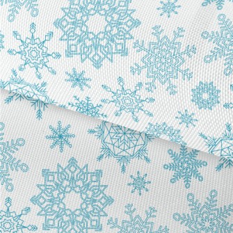 Various Snowflake Patterns Waterproof Oxford