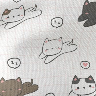 Cute Nap Cat Waterproof Canvas