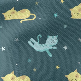 Cat Sleeping Time Waterproof Canvas