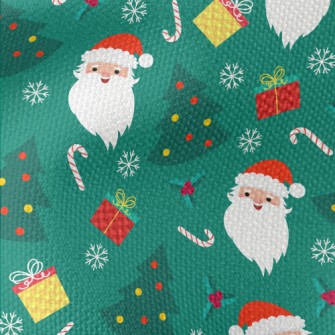 Friendly Santa Claus Waterproof Canvas