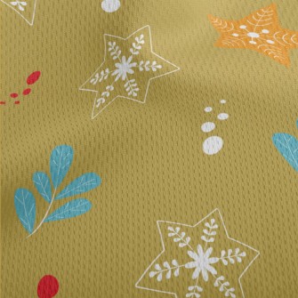 Star Snowflake Athletic Mesh Flat Back
