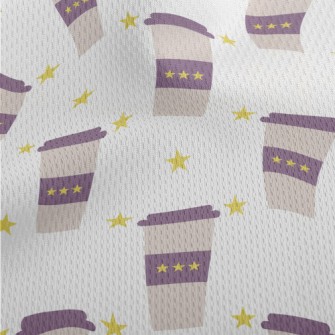 Takeaway Hot Coffee Athletic Mesh Flat Back