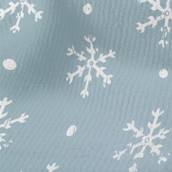 Broken White Snowflakes Terry