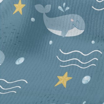 Cute Cartoon Whale Terry