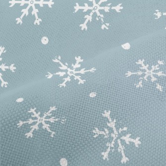 Broken White Snowflakes Performance Linen