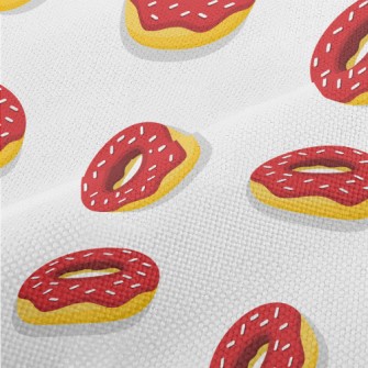 Red Frosted Donut Performance Linen