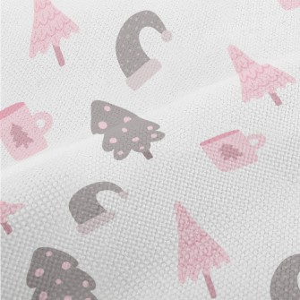 Christmas Cute Doodles Performance Linen