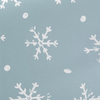 Broken White Snowflakes Twill