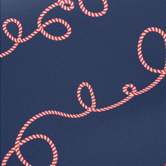 Curved Christmas Candy Twill