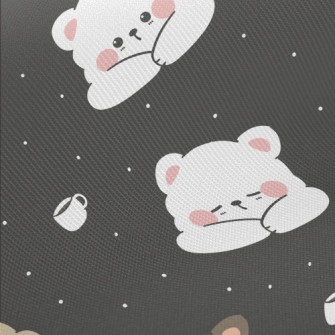 Cute Little Bear Sleeping Twill