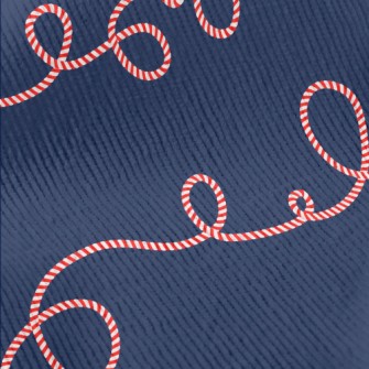 Curved Christmas Candy Standard Corduroy