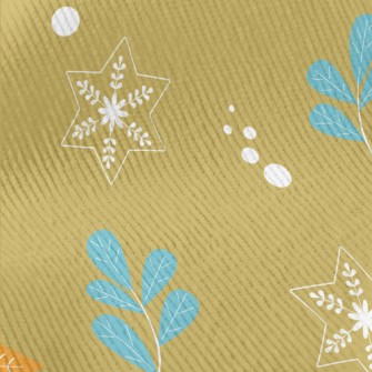Star Snowflake Standard Corduroy