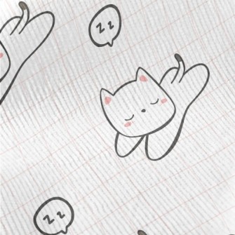 Cute Nap Cat Standard Corduroy