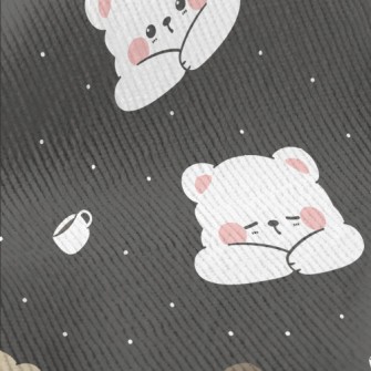 Cute Little Bear Sleeping Standard Corduroy