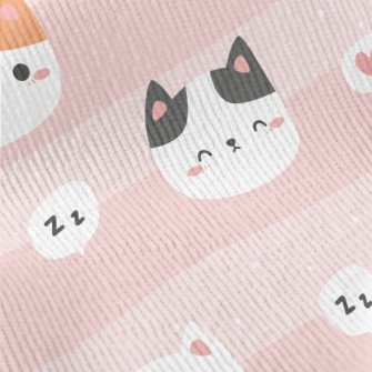 Cute Wink Cat Standard Corduroy