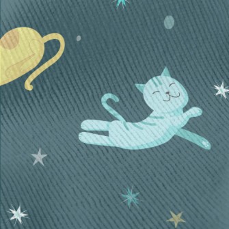 Cat Sleeping Time Standard Corduroy