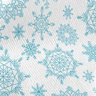 Various Snowflake Patterns Standard Corduroy