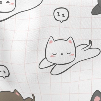 Cute Nap Cat Stretch Ponte