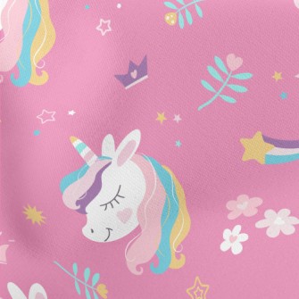 White Unicorn Stretch Ponte