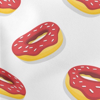 Red Frosted Donut Stretch Ponte