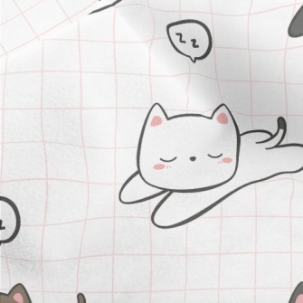 Cute Nap Cat Micro Fleece